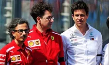 Thumbnail for article: Wolff: 'Ferrari draait de motor harder open tijdens de vrije trainingen dan wij'