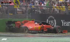 Thumbnail for article: WATCH: Leclerc CRASHES out of German Grand Prix!