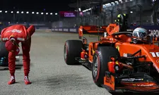 Thumbnail for article: Gejuich bij Ferrari, frustratie bij Mercedes na pole position Leclerc in Singapore