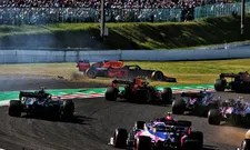 Thumbnail for article: Rampweekend voor Verstappen en Honda; Valt uit na botsing met Leclerc