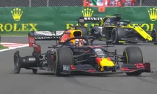 Thumbnail for article: Verstappen valt terug tot laatste plek in Mexico: lekke band na touché met Bottas