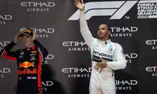 Thumbnail for article: Verstappen grapt met Hamilton: "Je had ook langzamer kunnen gaan rijden"