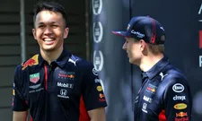 Thumbnail for article: "Verstappen and Albon get into old AlphaTauri so you can test it anyway'