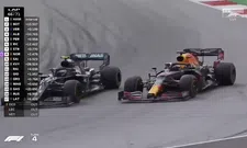 Thumbnail for article: Watch: Verstappen and Bottas battle for position 