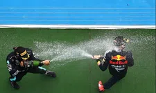 Thumbnail for article: A chat between Verstappen and Hamilton: "Haha, I can confirm that"