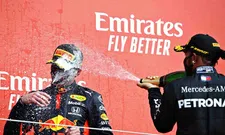 Thumbnail for article: Hamilton sees Red Bull win for the first time: "Verstappen did a fantastic job"