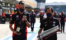 Thumbnail for article: Honda: "First win Verstappen has given everyone even more motivation"