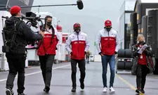 Thumbnail for article: Raikkonen and Giovinazzi react: 'Otherwise I wouldn't be here'