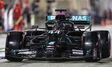 Thumbnail for article: Bahrain GP: Lewis Hamilton records 98th F1 career pole position, Verstappen P3