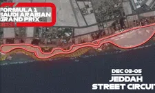 Thumbnail for article: Formula 1 presents the layout of the longest street circuit in Saudi Arabia