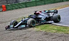 Thumbnail for article: Hamilton not used to having to take big risks anymore'