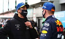 Thumbnail for article: Ricciardo laat Norris links liggen: 'De betere racer? Ik moet Max zeggen'