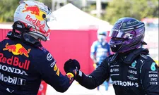 Thumbnail for article: Verstappen and Hamilton joke about team bosses: "Should put them in the ring".