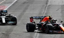 Thumbnail for article: Hamilton komt niet voorbij aan Perez: 'Het is echt zo'n vervelende coureur'