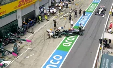 Thumbnail for article: Bijzonder: Bottas spint zijn Mercedes in de pitlane!