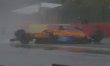 Thumbnail for article: Norris crashes hard during qualifying and causes red flag