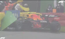 Thumbnail for article: Perez crashes on the way to the grid in Belgium!