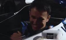 Thumbnail for article: Albon gets stuck in Button's old F1 car during birthday wish