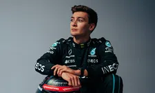 Thumbnail for article: Russell shows off new helmet and appears to hint at Mercedes livery