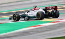 Thumbnail for article: Lunch update | Mercedes flex their muscles as red flags plague test