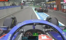 Thumbnail for article: Verstappen weet Latifi in VT1 maar net te ontwijken in Belgische pitstraat