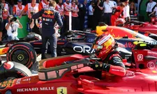 Thumbnail for article: Disappointed Sainz compliments Verstappen: 'Max deserves it'