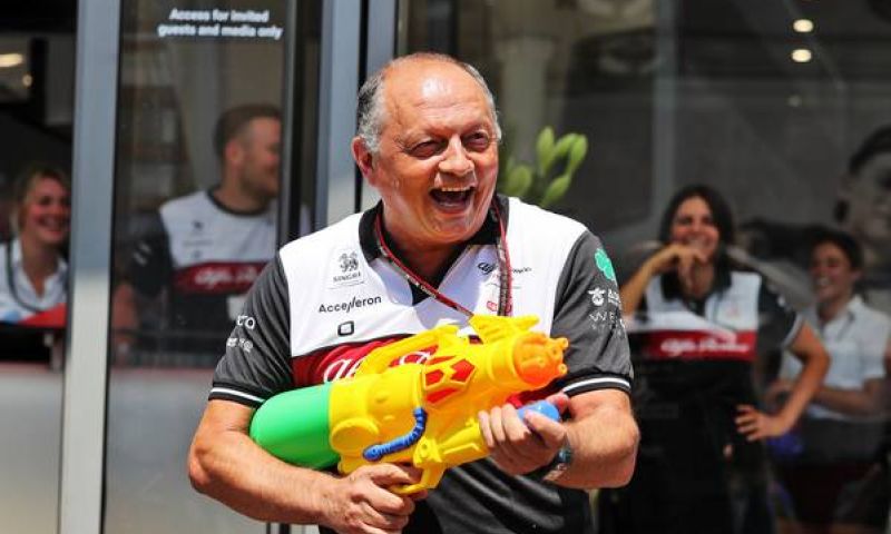 Frederic Vasseur starts his position as Ferrari team boss today