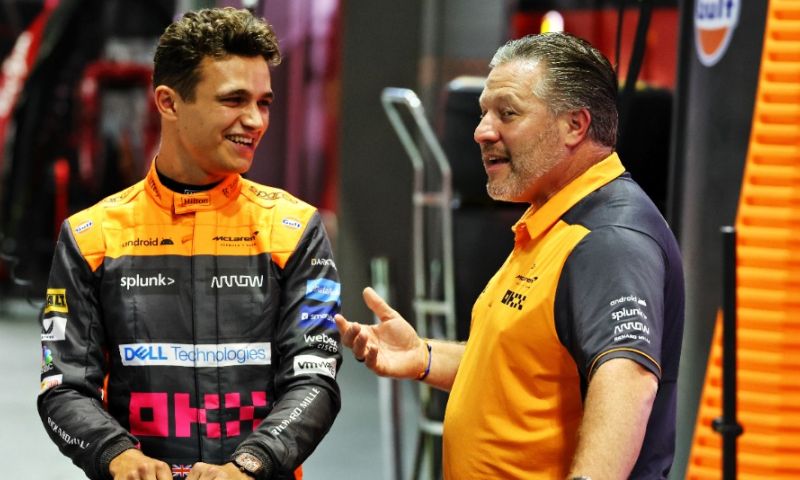 McLaren-CEO Brown tevreden over Norris