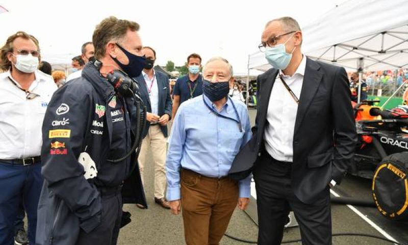 Christian Horner and Jean Todt at the BAFTA