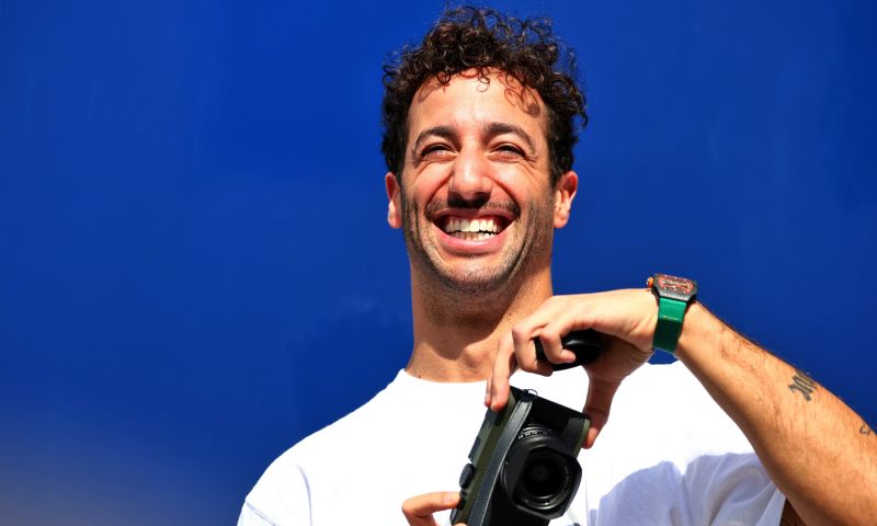 Reservecoureur Daniel Ricciardo zet doelen voor dit seizoen op een rij