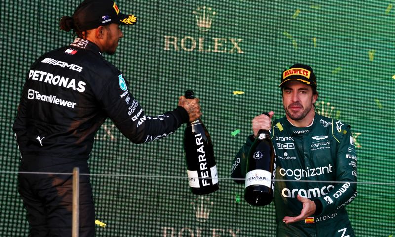 Alonso en Hamilton over duel Australië