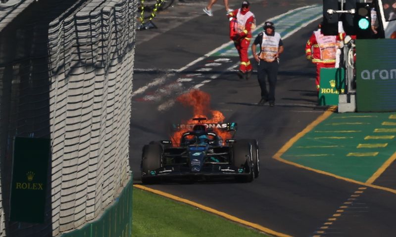 russell geen gridstraf gp baku