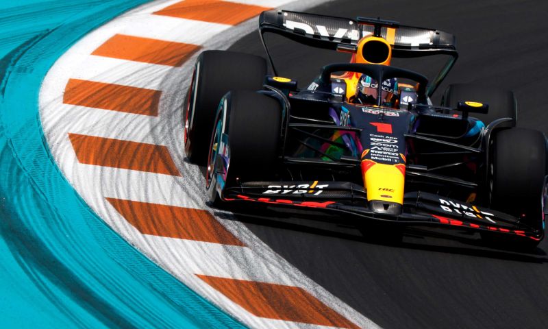 nieuwe versnellingsbak verstappen sainz gp miami