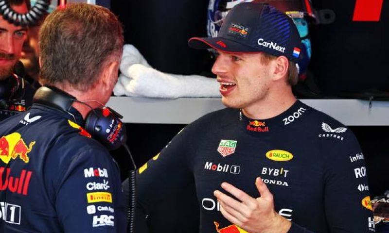 Max Verstappen reageert op boegroep Miami GP 2023