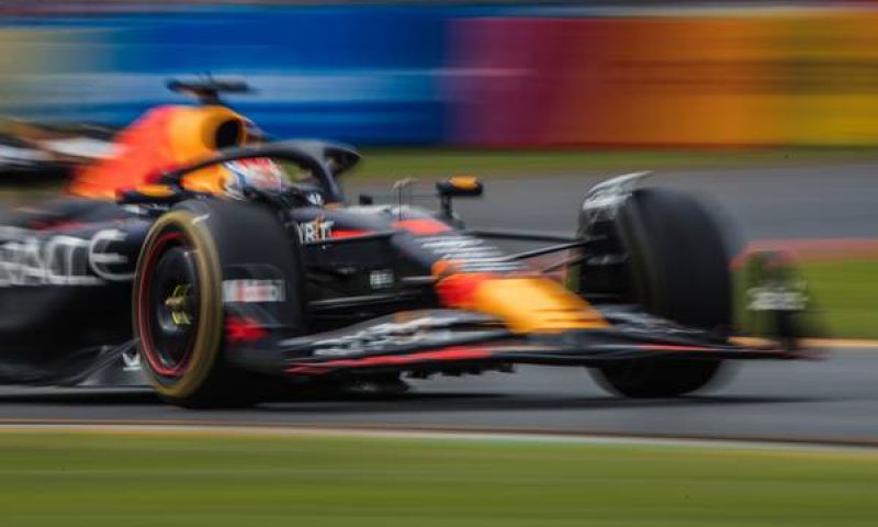 Max Verstappen heeft eigen tribune fans Las Vegas GP 2023