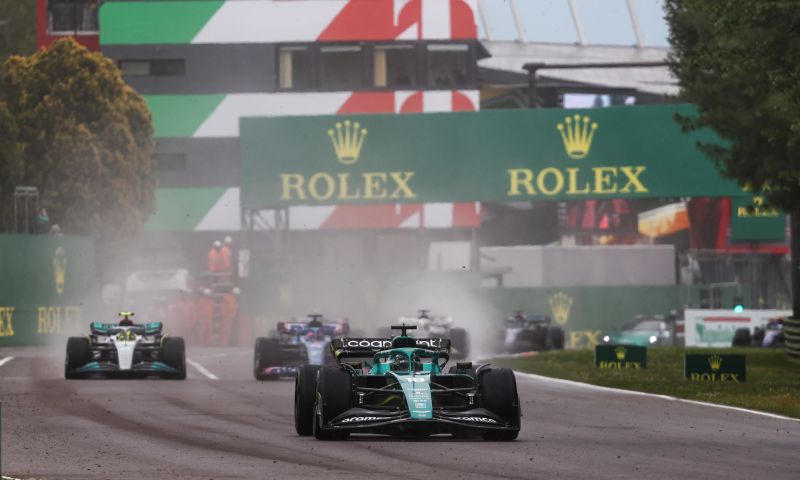 Minardi over doorgaan Monaco na ramp in Imola