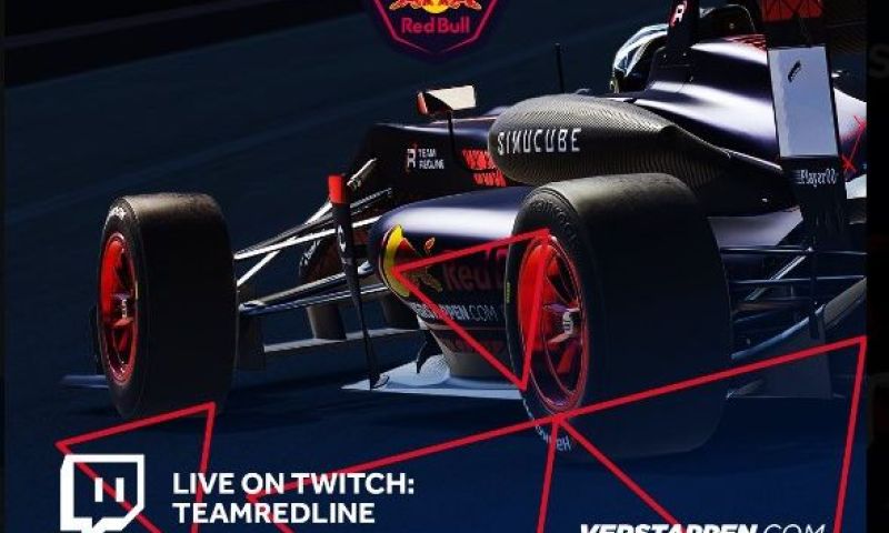 deelnemers van team redline van verstappen race virtuele imola