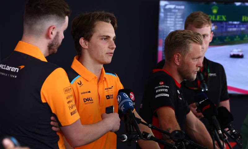 Oscar Piastri on driving behind Max Verstappen