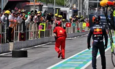 Thumbnail for article: Curioso: un meccanico Ferrari recupera uno pneumatico di Russell "in fuga"