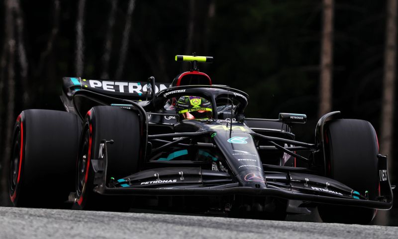 Lewis Hamilton in qualifica Austria 2023