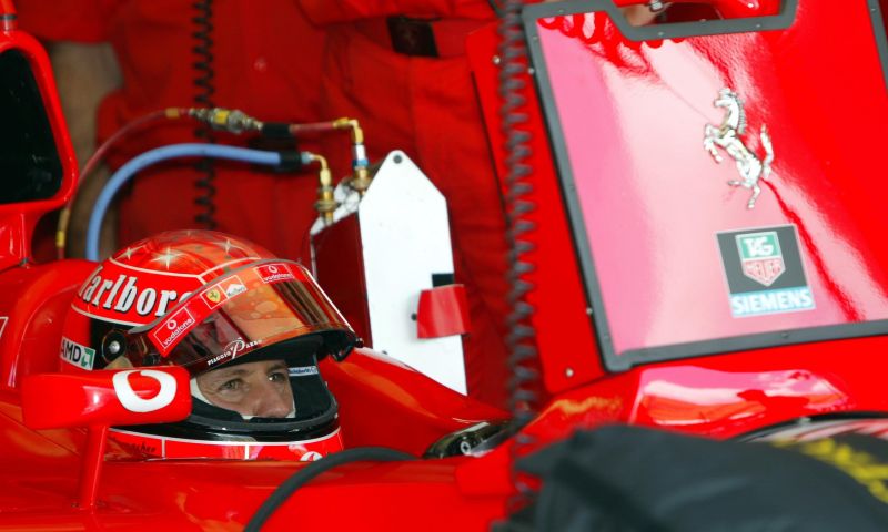 Legendary Ferrari car Michael Schumacher goes under the hammer