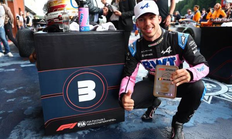 Gasly n'est pas à 100% : 