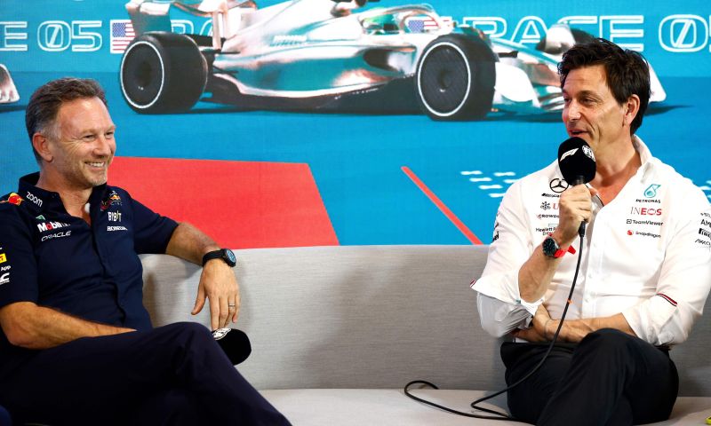 hill about how roles mercedes wolff and red bull horner have reversed