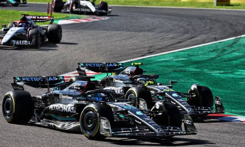 Hamilton in lotta con Russell e la Mercedes Gran Premio del Giappone 2023