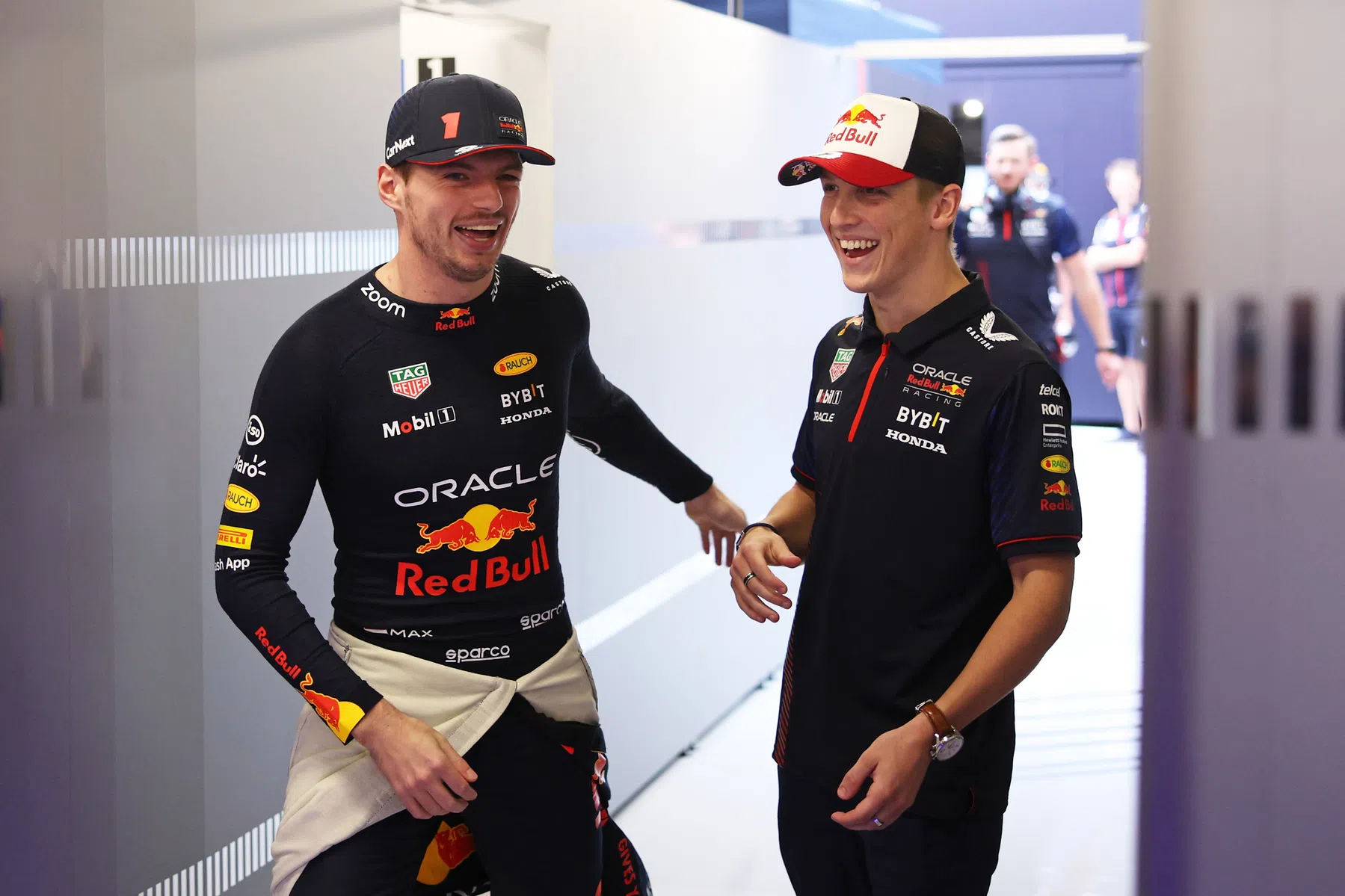 Lawson auf Verstappen red bull alphatauri