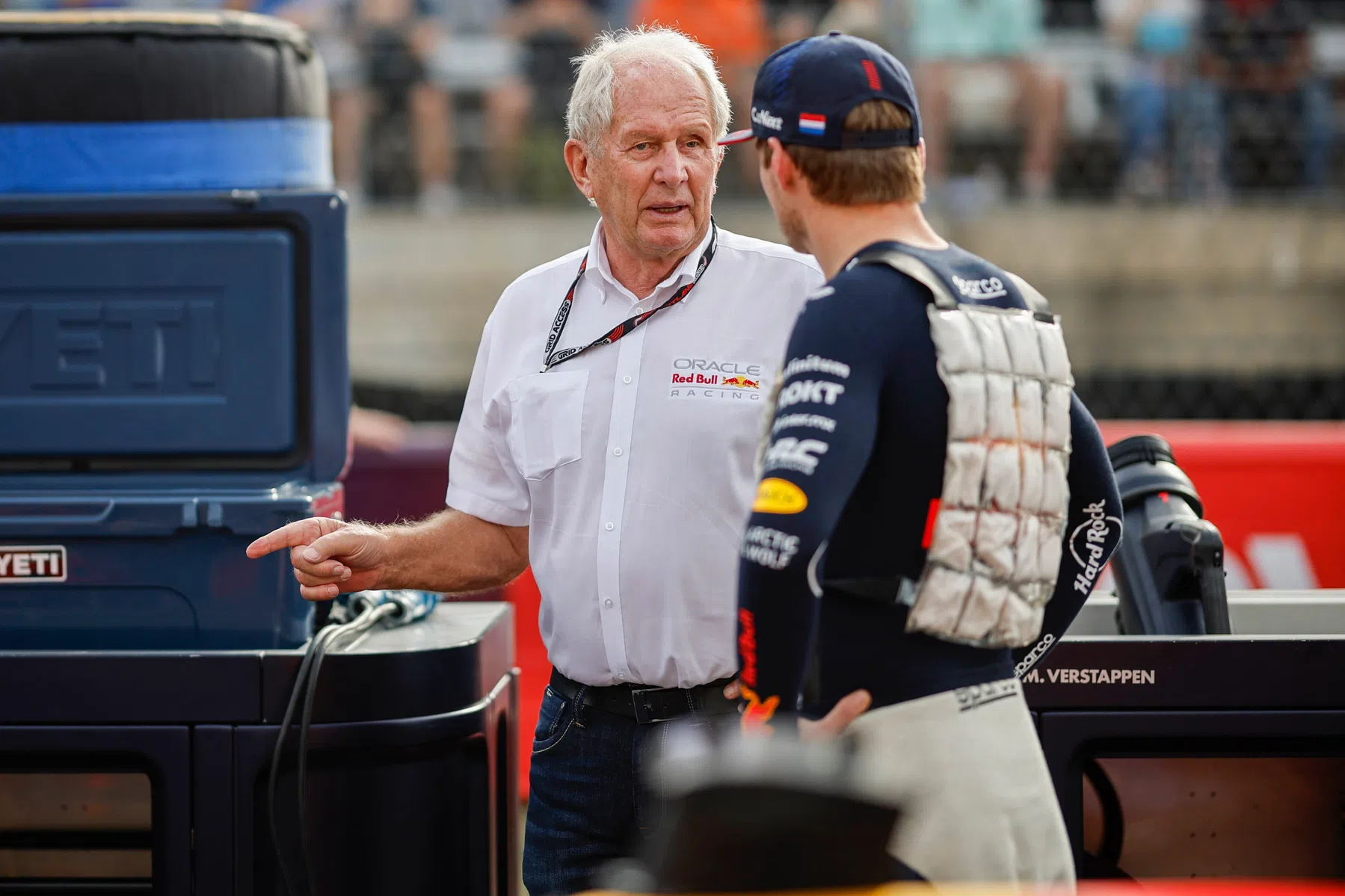 Helmut marko red bull racing f1 approached by competitor