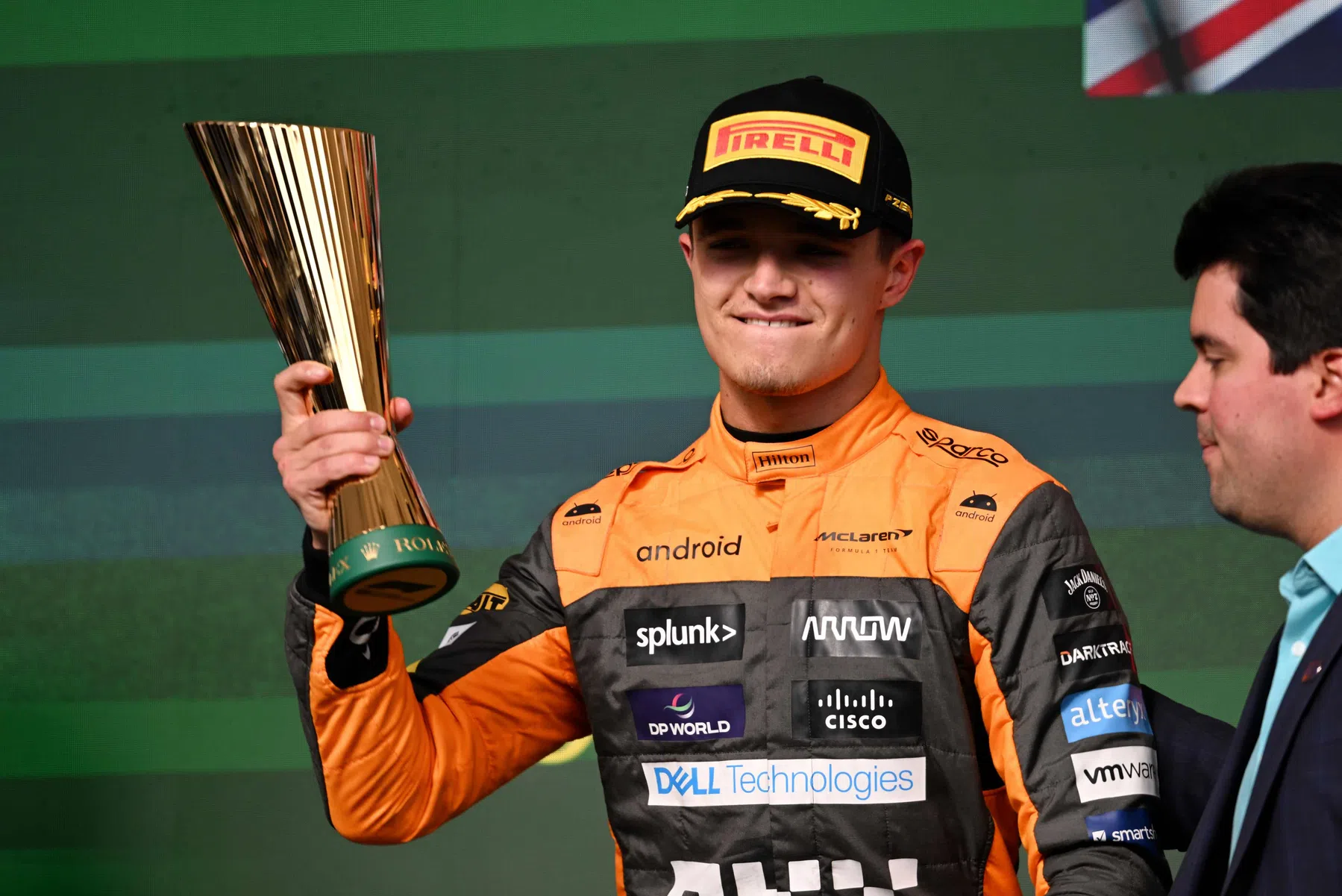 lando norris mclaren challenger max verstappen 2024