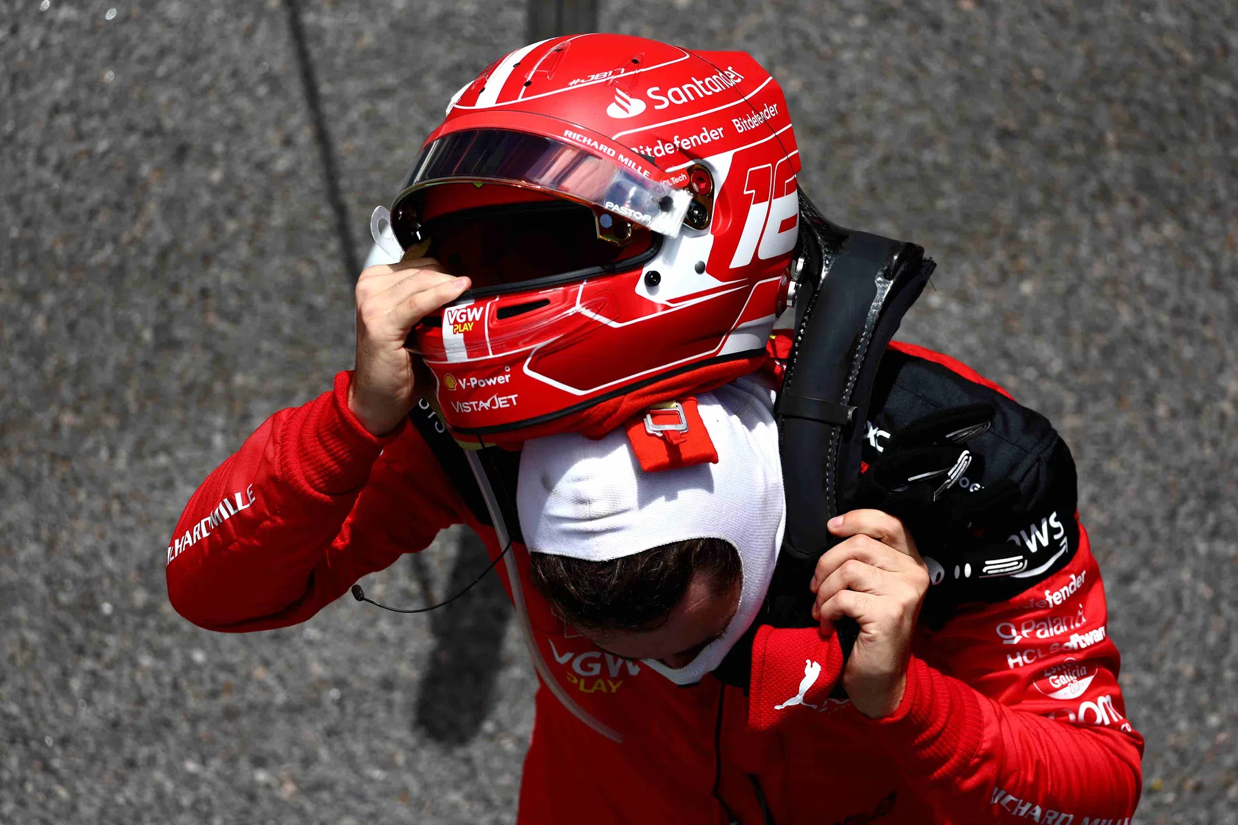 leclerc talks to ferrari about new contract but wants guarantees