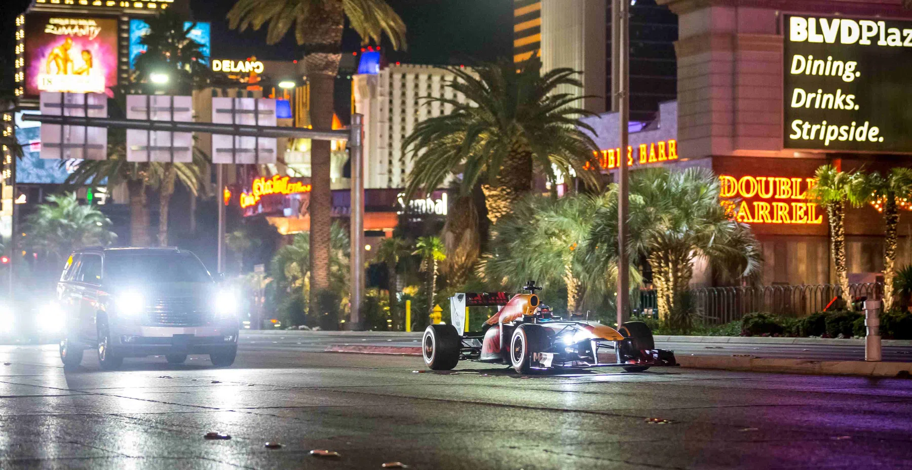 Red Bull shares preview of Las Vegas GP and races down the famed Strip