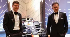 Thumbnail for article: Horner accepts constructors' champion trophy on behalf of Red Bull